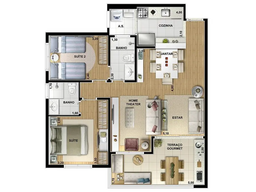 Foto 4 de Cobertura com 3 quartos à venda, 472m2 em Moema, São Paulo - SP