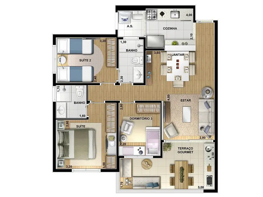 Foto 5 de Cobertura com 3 quartos à venda, 472m2 em Moema, São Paulo - SP