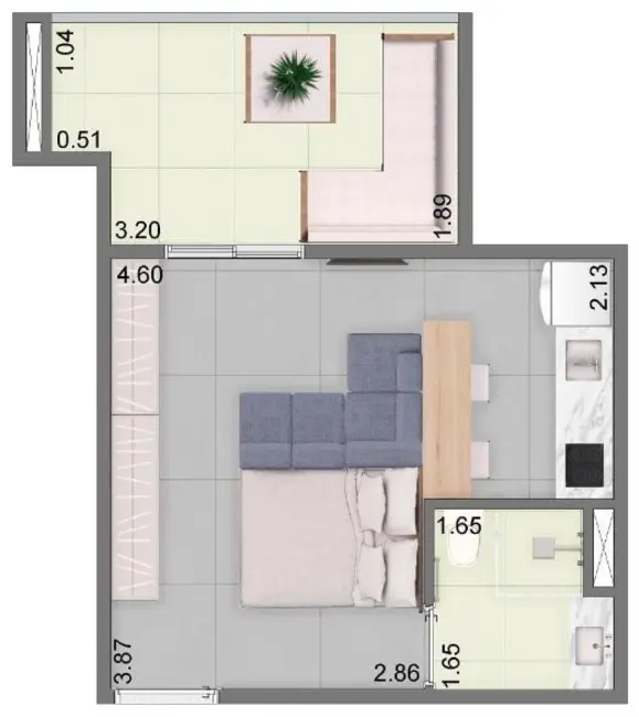 Foto 3 de Apartamento com 1 quarto à venda, 66m2 em Vila Matilde, São Paulo - SP