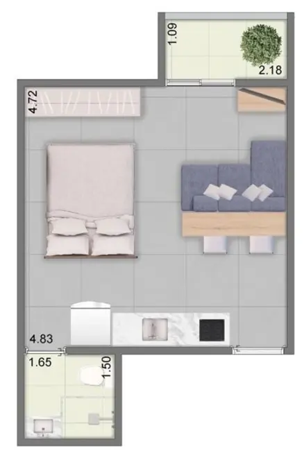 Foto 1 de Apartamento com 1 quarto à venda, 66m2 em Vila Matilde, São Paulo - SP