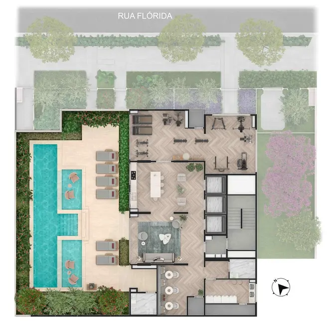 Kitnet com 1 quarto à venda, 31m2 em Cidade Monções, São Paulo - SP - imagem 4 Foto 4 de Kitnet com 1 quarto à venda, 31m2 em Cidade Monções, São Paulo - SP