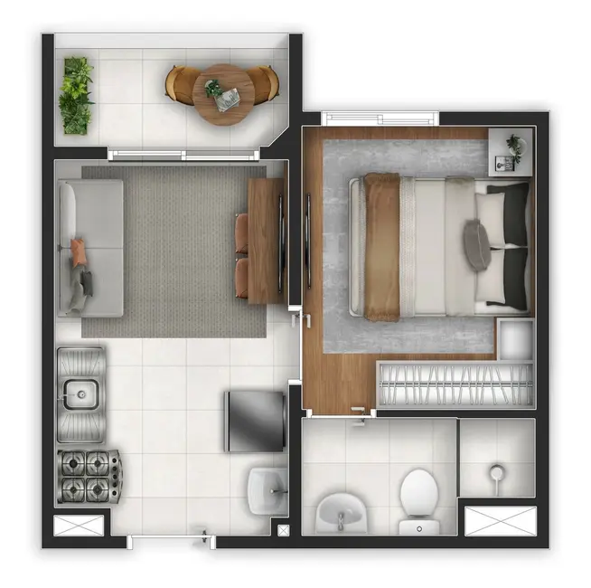 Foto 5 de Apartamento com 1 quarto à venda, 24m2 em Água Branca, São Paulo - SP