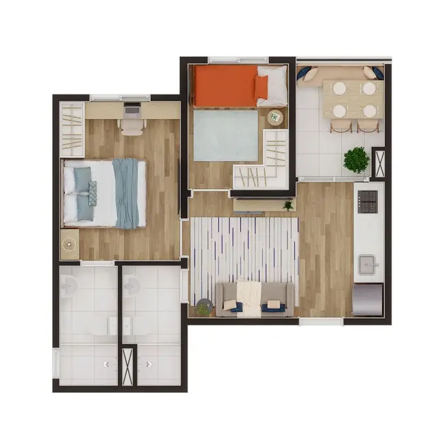 Foto 7 de Apartamento com 2 quartos à venda, 32m2 em Jardim Ângela (Zona Leste), São Paulo - SP