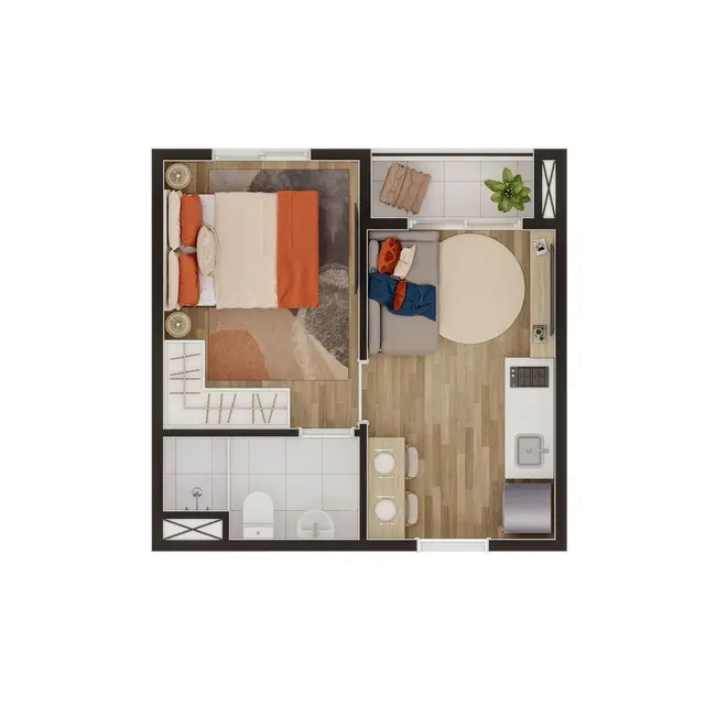Foto 9 de Apartamento com 2 quartos à venda, 32m2 em Jardim Ângela (Zona Leste), São Paulo - SP