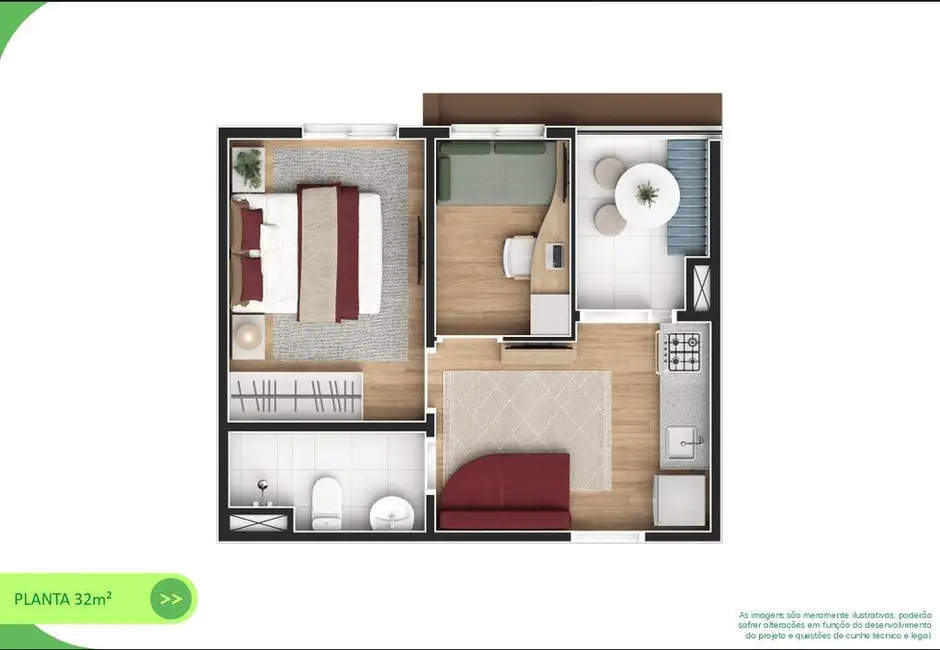 Foto 9 de Apartamento com 1 quarto à venda, 30m2 em Alto da Lapa, São Paulo - SP