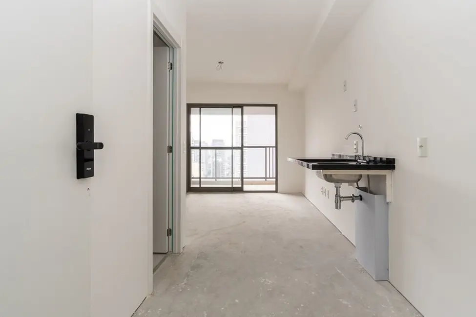 Foto 1 de Kitnet com 1 quarto à venda, 27m2 em Santo Amaro, São Paulo - SP