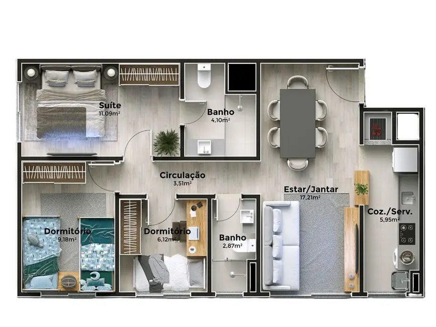 Foto 7 de Apartamento com 2 quartos à venda, 61m2 em Bela Vista, São Paulo - SP