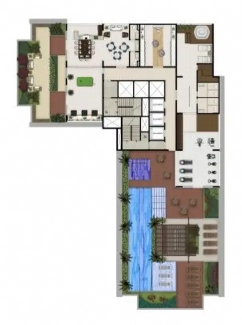 Foto 2 de Loft / Flat com 1 quarto à venda, 137m2 em Jardim do Mar, Sao Bernardo Do Campo - SP