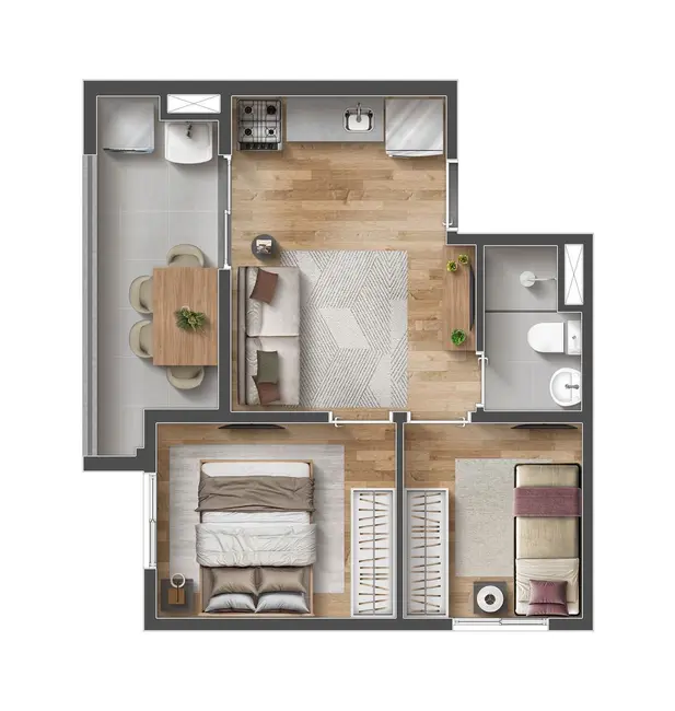 Apartamento com 2 quartos à venda, 93m2 em Cidade Nova Heliópolis, São Paulo - SP - imagem 6 Foto 6 de Apartamento com 2 quartos à venda, 93m2 em Cidade Nova Heliópolis, São Paulo - SP