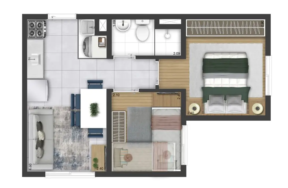 Apartamento com 2 quartos à venda, 32m2 em Itaquera, São Paulo - SP - imagem 1 Foto 1 de Apartamento com 2 quartos à venda, 32m2 em Itaquera, São Paulo - SP