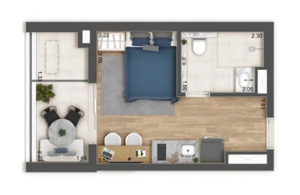 Kitnet com 1 quarto à venda, 27m2 em Tucuruvi, São Paulo - SP - imagem 8 Foto 8 de Kitnet com 1 quarto à venda, 27m2 em Tucuruvi, São Paulo - SP
