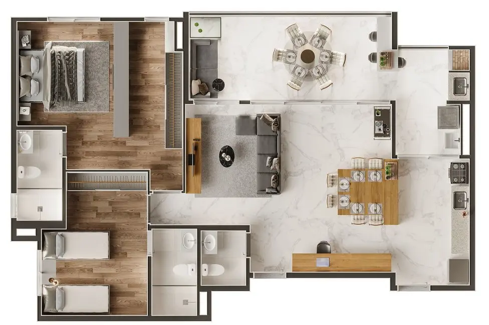 Foto 6 de Apartamento com 3 quartos à venda, 101m2 em Ipiranga, São Paulo - SP
