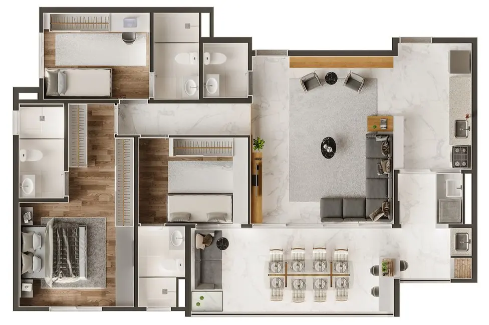 Foto 7 de Apartamento com 3 quartos à venda, 101m2 em Ipiranga, São Paulo - SP