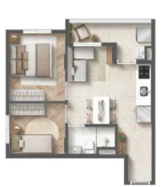 Apartamento com 2 quartos à venda, 32m2 em Vila Aricanduva, São Paulo - SP - imagem 2 Foto 2 de Apartamento com 2 quartos à venda, 32m2 em Vila Aricanduva, São Paulo - SP
