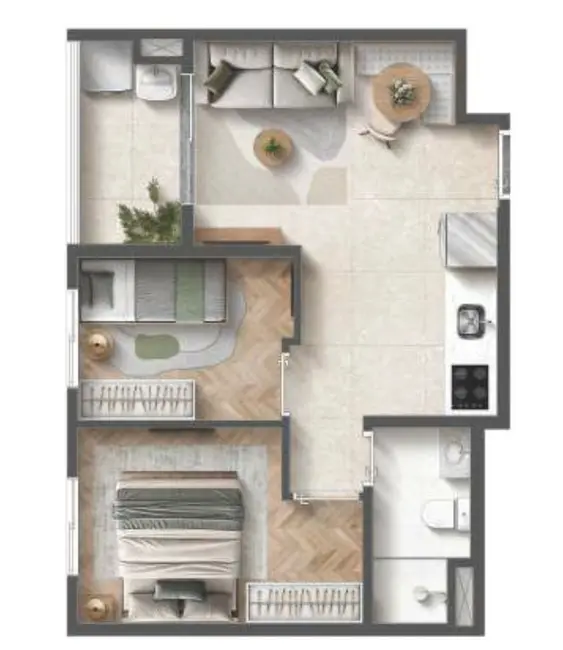 Apartamento com 2 quartos à venda, 32m2 em Vila Aricanduva, São Paulo - SP - imagem 9 Foto 9 de Apartamento com 2 quartos à venda, 32m2 em Vila Aricanduva, São Paulo - SP