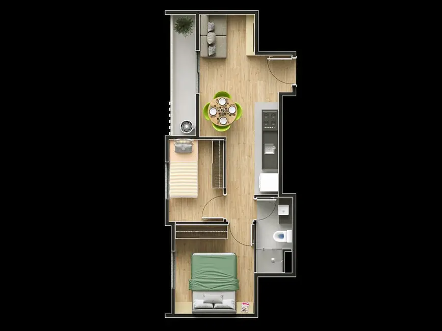 Foto 9 de Apartamento com 2 quartos à venda, 32m2 em Vila Clementino, São Paulo - SP