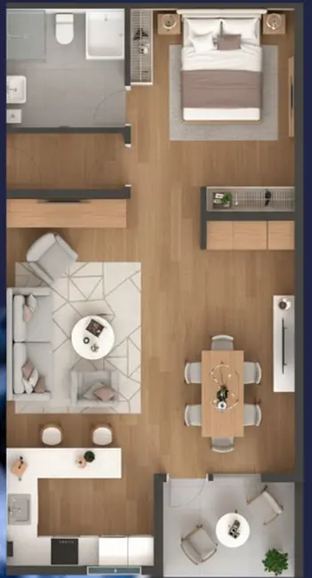 Foto 4 de Apartamento com 2 quartos à venda, 48m2 em Vila Gertrudes, São Paulo - SP