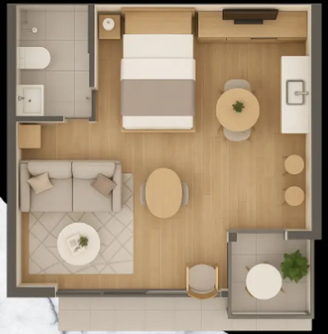 Kitnet com 1 quarto à venda, 22m2 em Vila Mariana, São Paulo - SP - imagem 4 Foto 4 de Kitnet com 1 quarto à venda, 22m2 em Vila Mariana, São Paulo - SP
