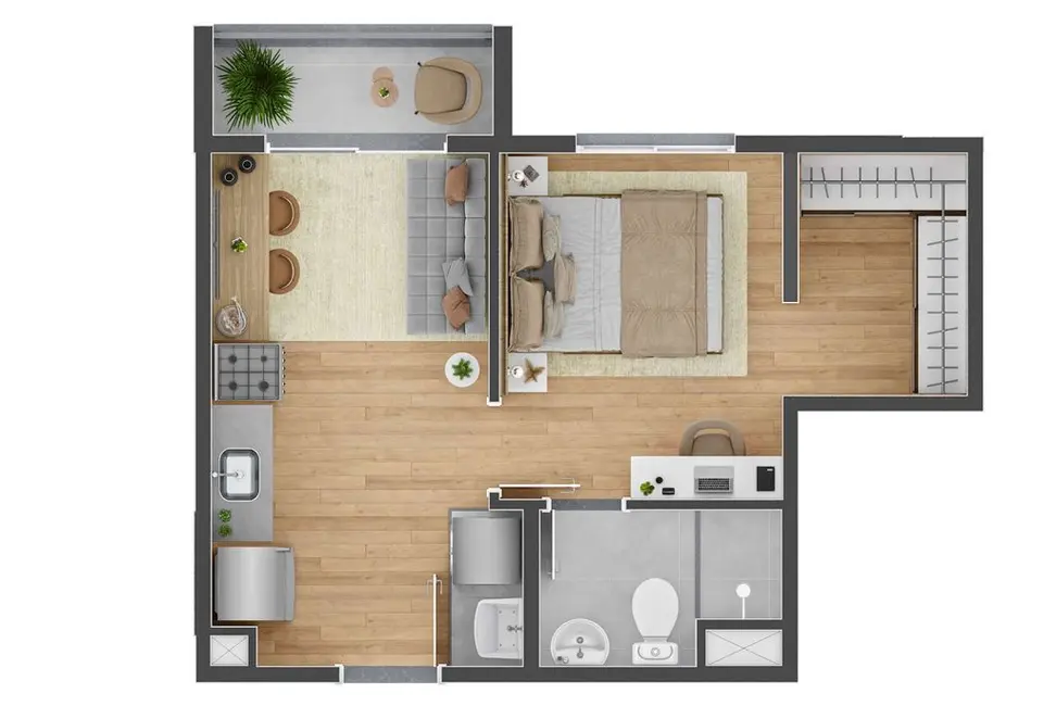Foto 9 de Apartamento com 1 quarto à venda, 26m2 em Vila Prudente, São Paulo - SP