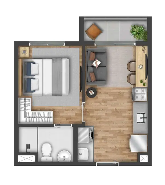 Foto 7 de Apartamento com 1 quarto à venda, 26m2 em Vila Prudente, São Paulo - SP