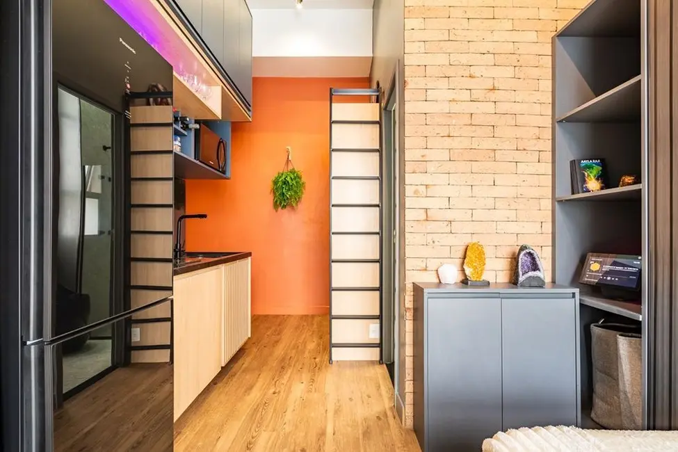 Kitnet com 1 quarto à venda, 27m2 em Moema, São Paulo - SP - imagem 4 Foto 4 de Kitnet com 1 quarto à venda, 27m2 em Moema, São Paulo - SP