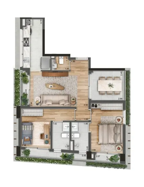 Foto 1 de Cobertura com 2 quartos à venda, 157m2 em Itaim Bibi, São Paulo - SP