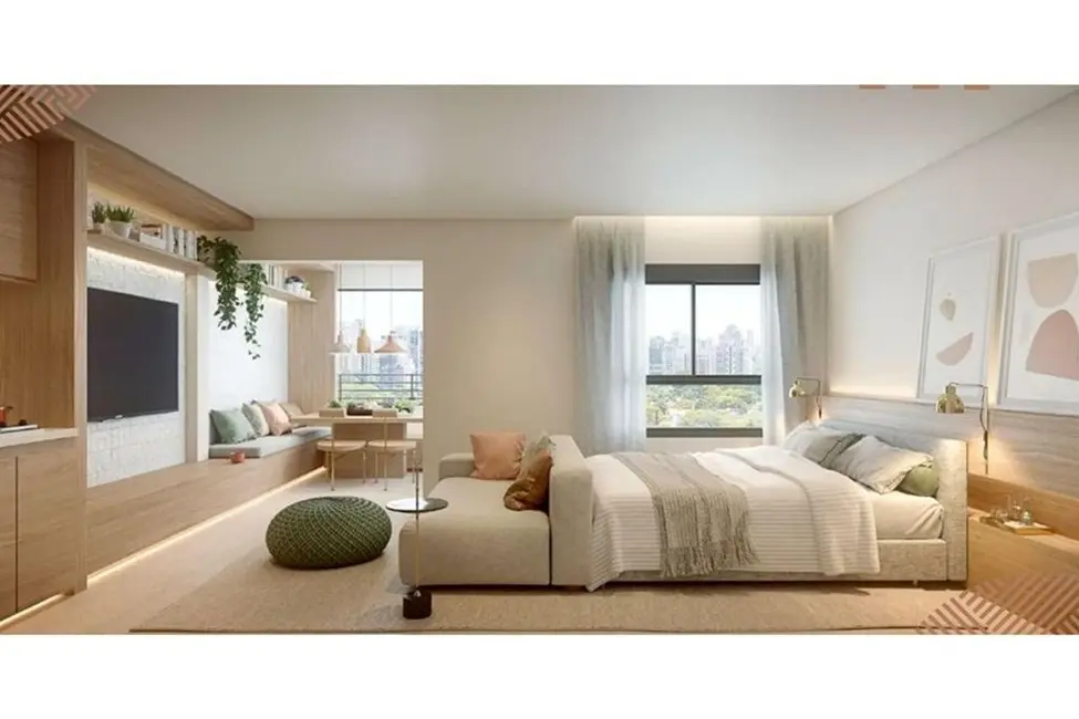 Apartamento com 1 quarto à venda, 37m2 em Vila Mariana, São Paulo - SP - imagem 3 Foto 3 de Apartamento com 1 quarto à venda, 37m2 em Vila Mariana, São Paulo - SP