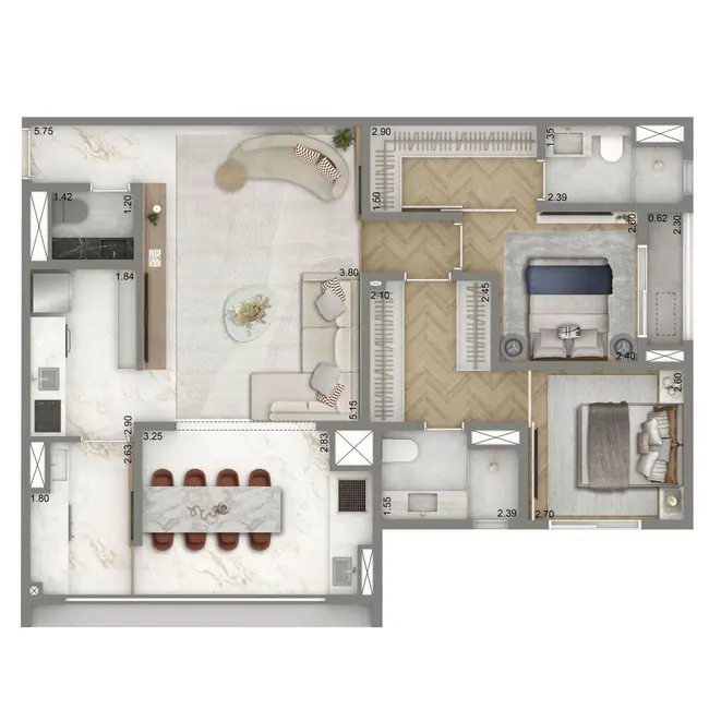 Apartamento com 2 quartos à venda, 69m2 em Vila Mariana, São Paulo - SP - imagem 1 Foto 1 de Apartamento com 2 quartos à venda, 69m2 em Vila Mariana, São Paulo - SP