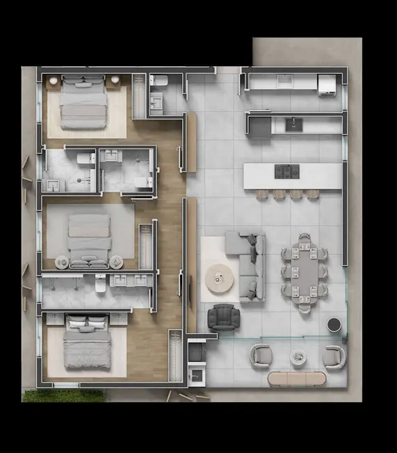 Apartamento com 1 quarto à venda, 70m2 em Jardim América, São Paulo - SP - imagem 8 Foto 8 de Apartamento com 1 quarto à venda, 70m2 em Jardim América, São Paulo - SP