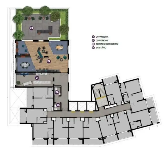 Foto 3 de Apartamento à venda, 35m2 em Campo Belo, São Paulo - SP