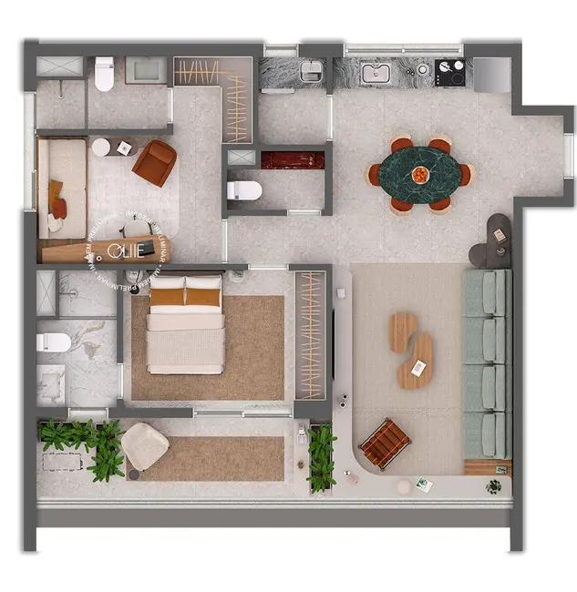 Foto 4 de Apartamento à venda, 46m2 em Pinheiros, São Paulo - SP