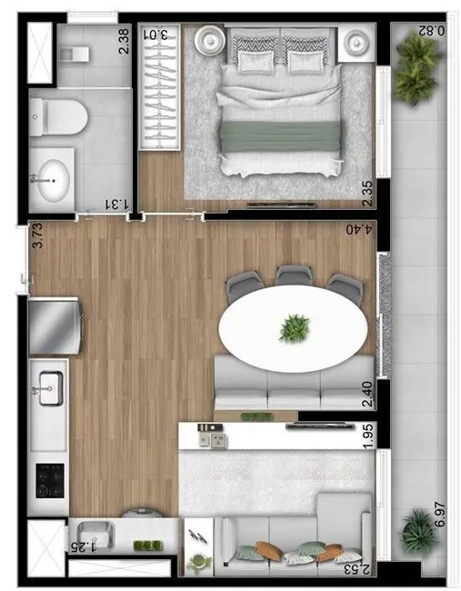 Apartamento à venda, 39m2 em Ipiranga, São Paulo - SP - imagem 1 Foto 1 de Apartamento à venda, 39m2 em Ipiranga, São Paulo - SP