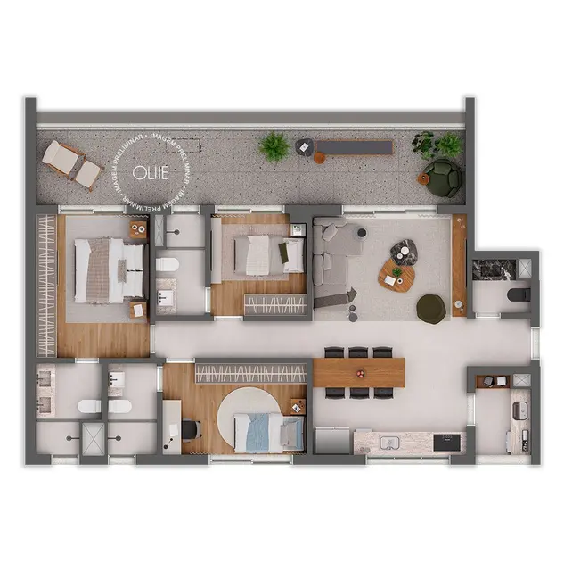 Foto 3 de Apartamento à venda, 46m2 em Pinheiros, São Paulo - SP