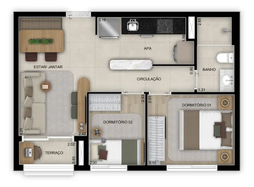 Foto 6 de Apartamento à venda, 63m2 em Jardim Prudência, São Paulo - SP