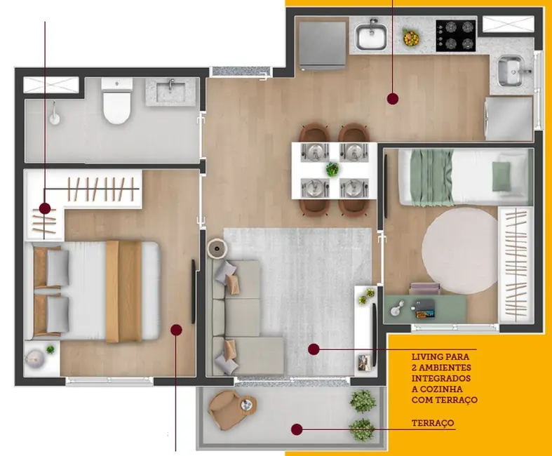 Foto 4 de Apartamento à venda, 24m2 em Jaçanã, São Paulo - SP