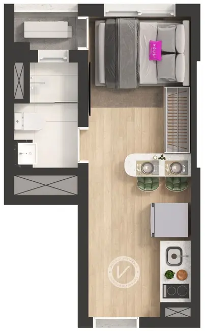 Foto 3 de Kitnet à venda, 32m2 em Perdizes, São Paulo - SP