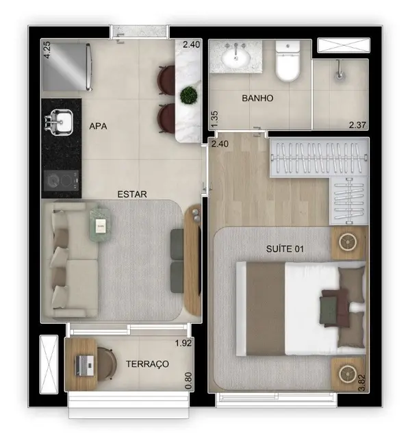 Foto 7 de Apartamento à venda, 63m2 em Jardim Prudência, São Paulo - SP