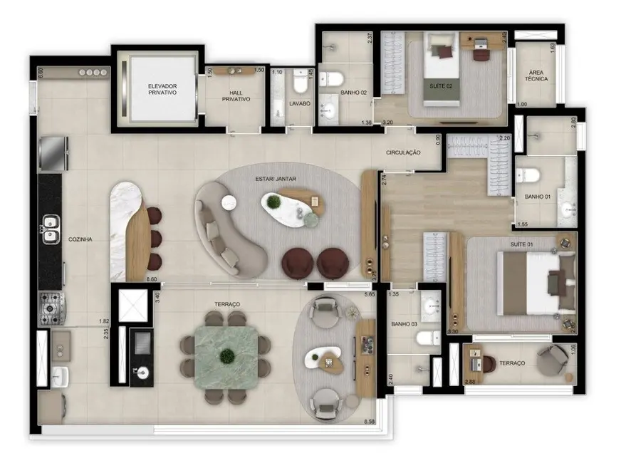 Foto 11 de Apartamento à venda, 50m2 em Centro, Curitiba - PR
