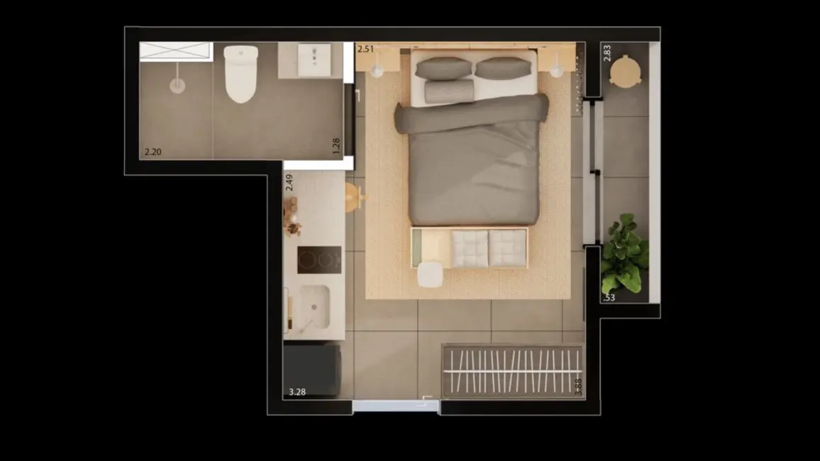 Foto 8 de Apartamento à venda, 33m2 em Pinheiros, São Paulo - SP