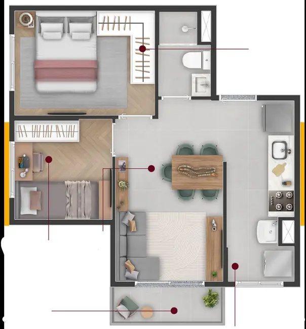 Apartamento com 1 quarto à venda, 24m2 em Jaçanã, São Paulo - SP - imagem 6 Foto 6 de Apartamento com 1 quarto à venda, 24m2 em Jaçanã, São Paulo - SP
