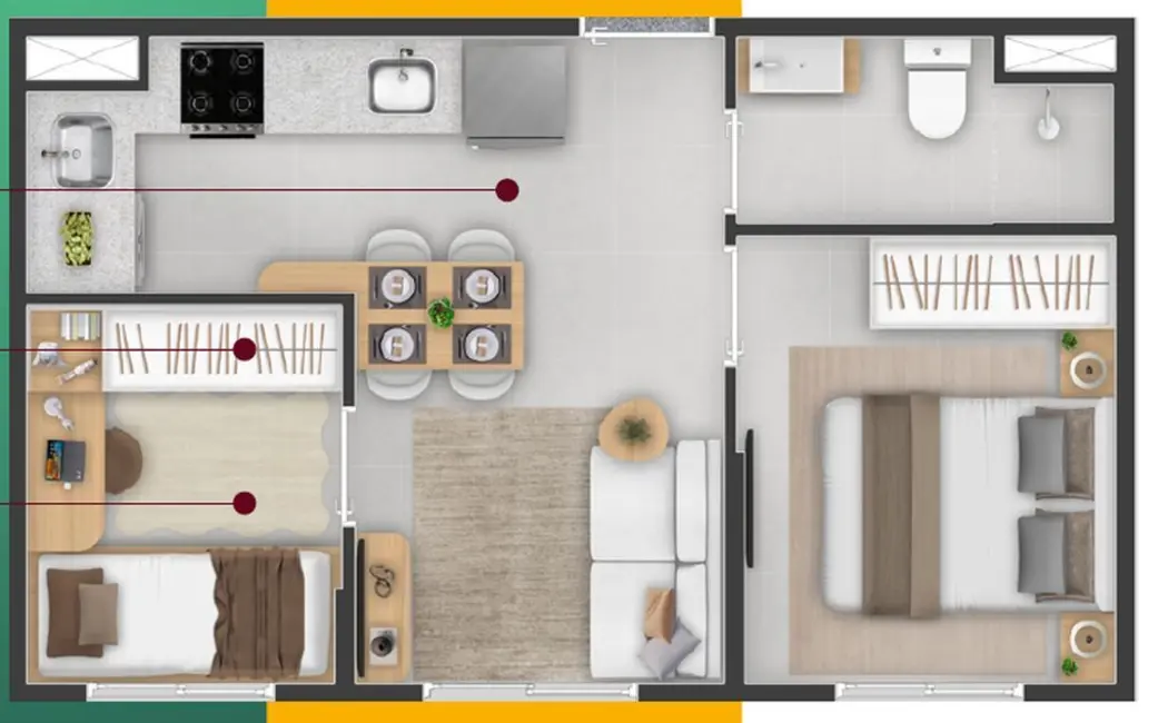 Apartamento com 1 quarto à venda, 24m2 em Jaçanã, São Paulo - SP - imagem 1 Foto 1 de Apartamento com 1 quarto à venda, 24m2 em Jaçanã, São Paulo - SP