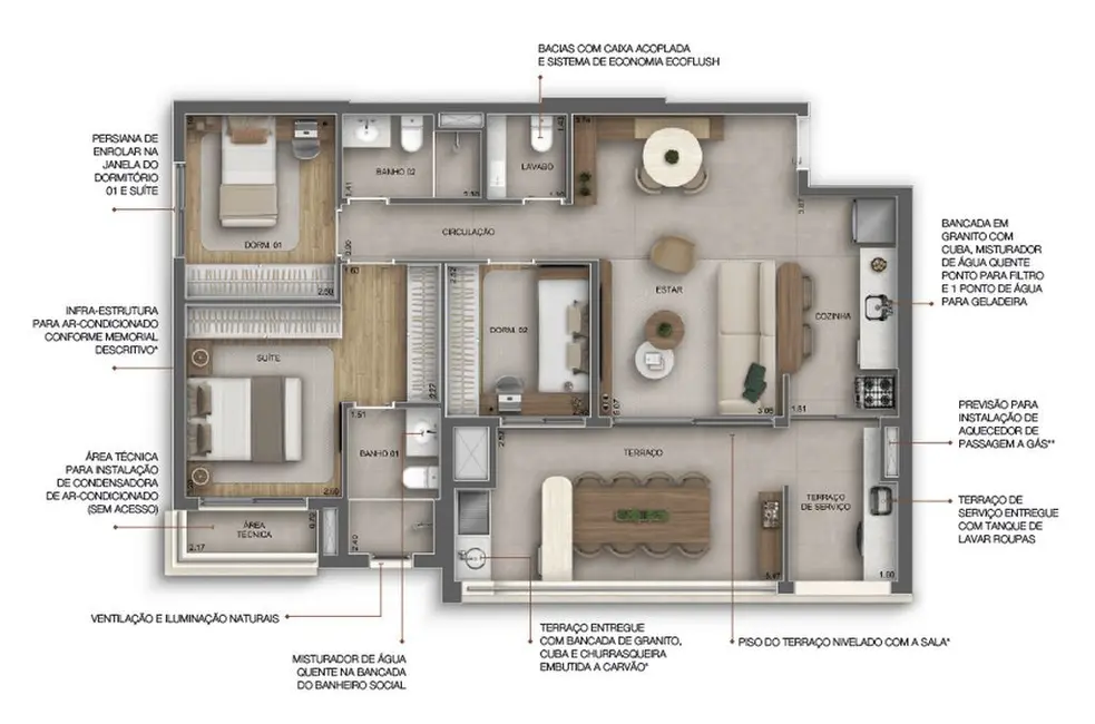 Apartamento à venda, 62m2 em Cursino, São Paulo - SP - imagem 7 Foto 7 de Apartamento à venda, 62m2 em Cursino, São Paulo - SP