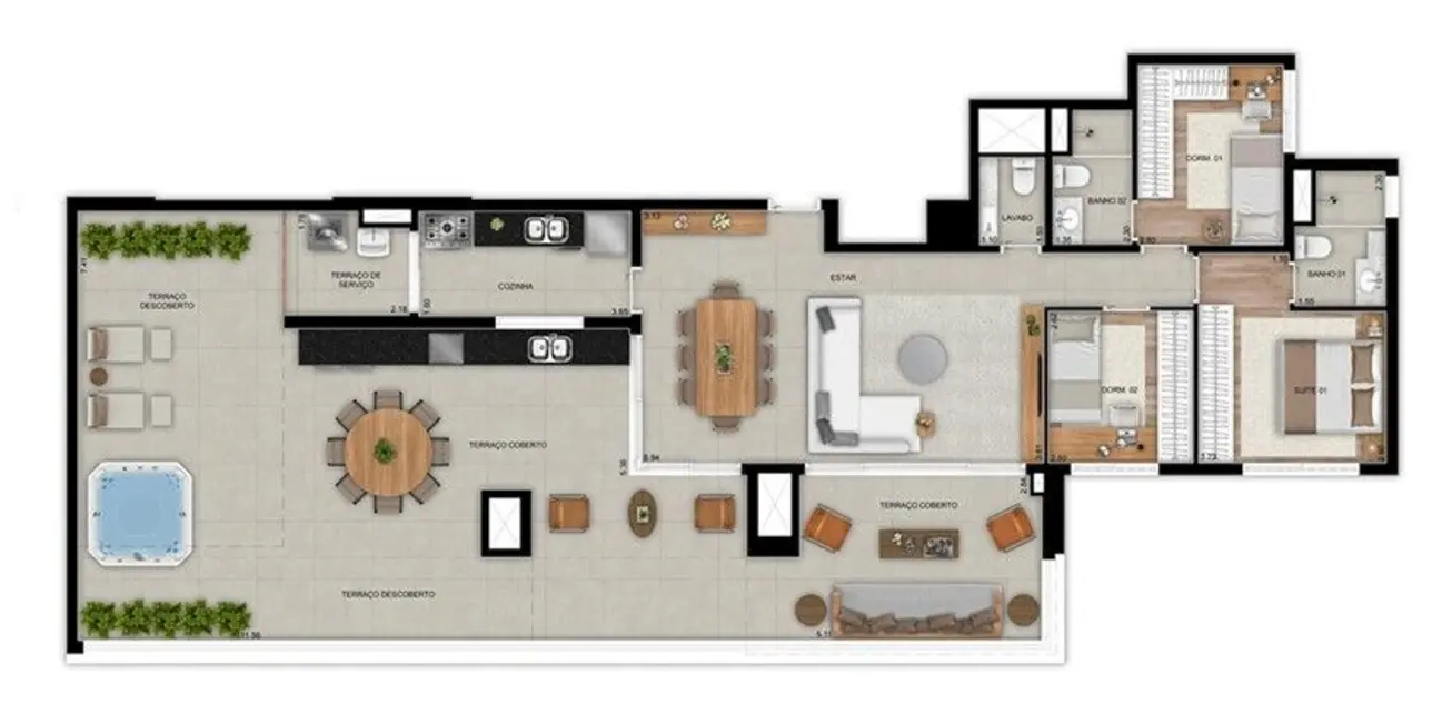 Foto 8 de Apartamento com 3 quartos à venda, 119m2 em Tatuapé, São Paulo - SP
