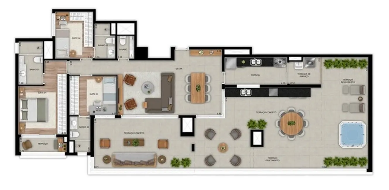 Foto 5 de Apartamento com 3 quartos à venda, 119m2 em Tatuapé, São Paulo - SP