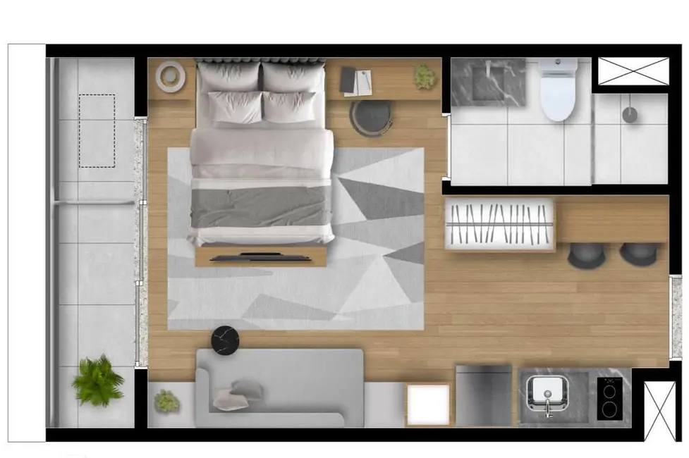 Foto 6 de Apartamento com 1 quarto à venda, 38m2 em Vila Clementino, São Paulo - SP
