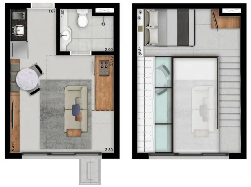 Apartamento com 3 quartos à venda, 68m2 em Vila Clementino, São Paulo - SP - imagem 6 Foto 6 de Apartamento com 3 quartos à venda, 68m2 em Vila Clementino, São Paulo - SP