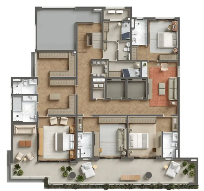 Foto 3 de Apartamento com 3 quartos à venda, 300m2 em Paraíso, São Paulo - SP