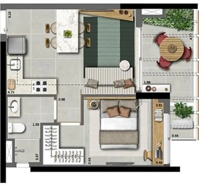 Foto 5 de Apartamento com 4 quartos à venda, 298m2 em Moema, São Paulo - SP