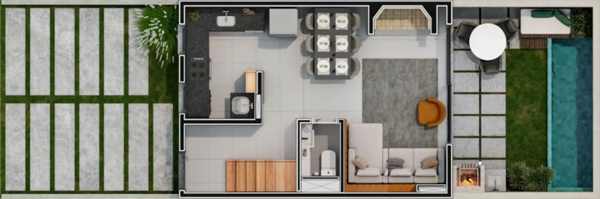 Foto 3 de Apartamento com 3 quartos à venda, 62m2 em Teresópolis, Porto Alegre - RS