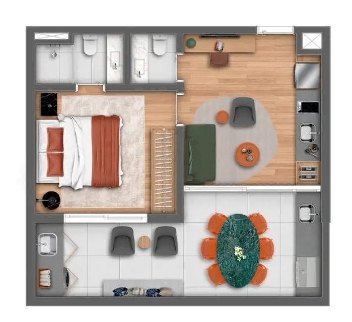 Foto 2 de Apartamento com 2 quartos à venda, 135m2 em Moema, São Paulo - SP
